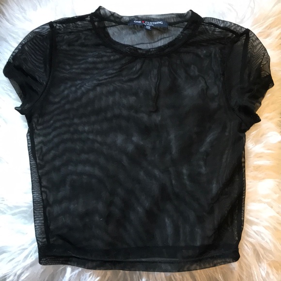 super cute mesh crop top - Picture 1 of 2